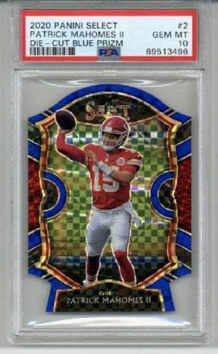 Amazon.com: 2020 PANINI SELECT DIE CUT BLUE PRIZM #2 PATRICK